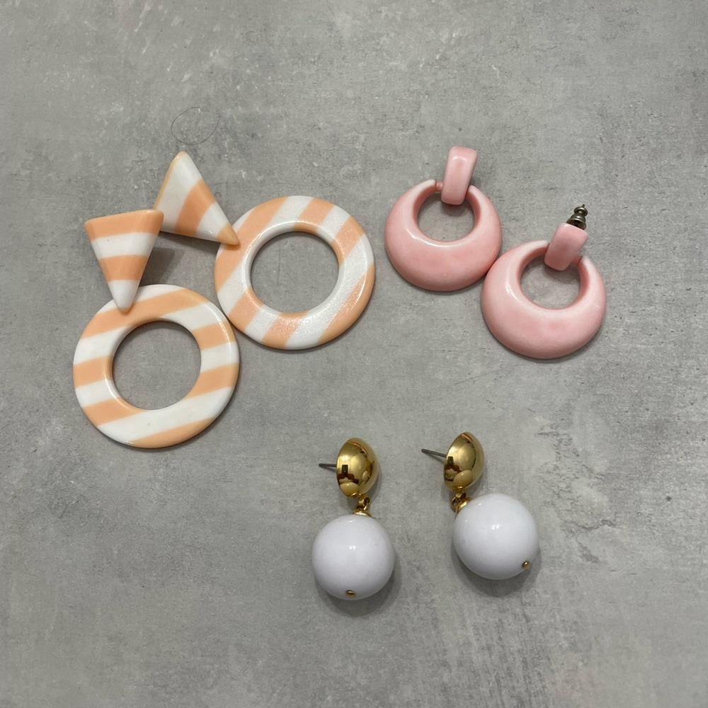 Vintage 1980’s Earrings - 3 pack